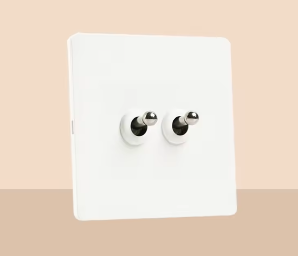 Bastille - White with Silver Toggle