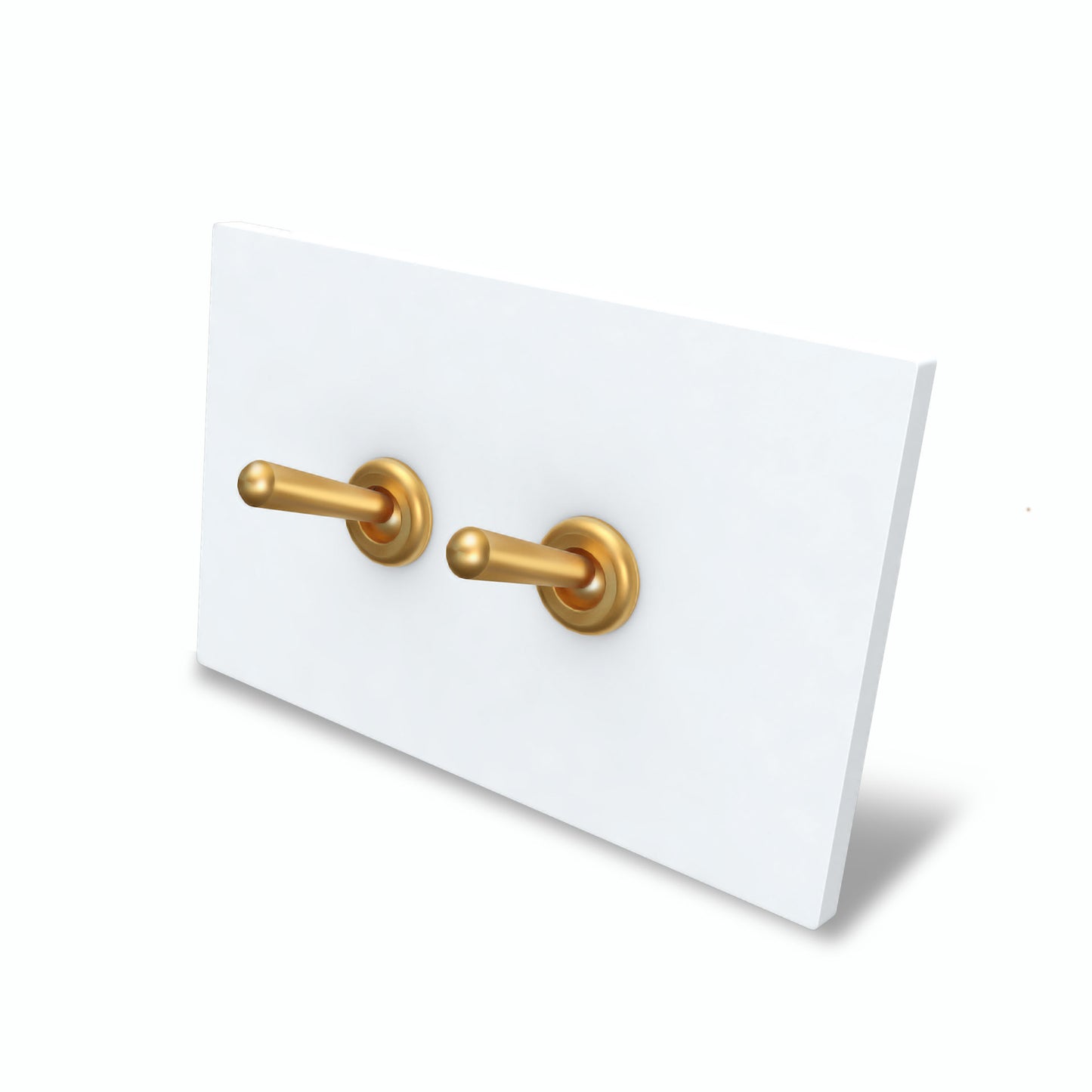 Cape Toggle - White with Gold Toggle