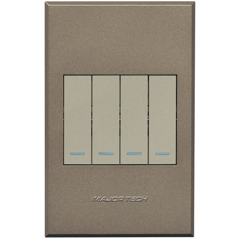 Veti 3 - Four Lever Two-Way Light Switch - 2-way
