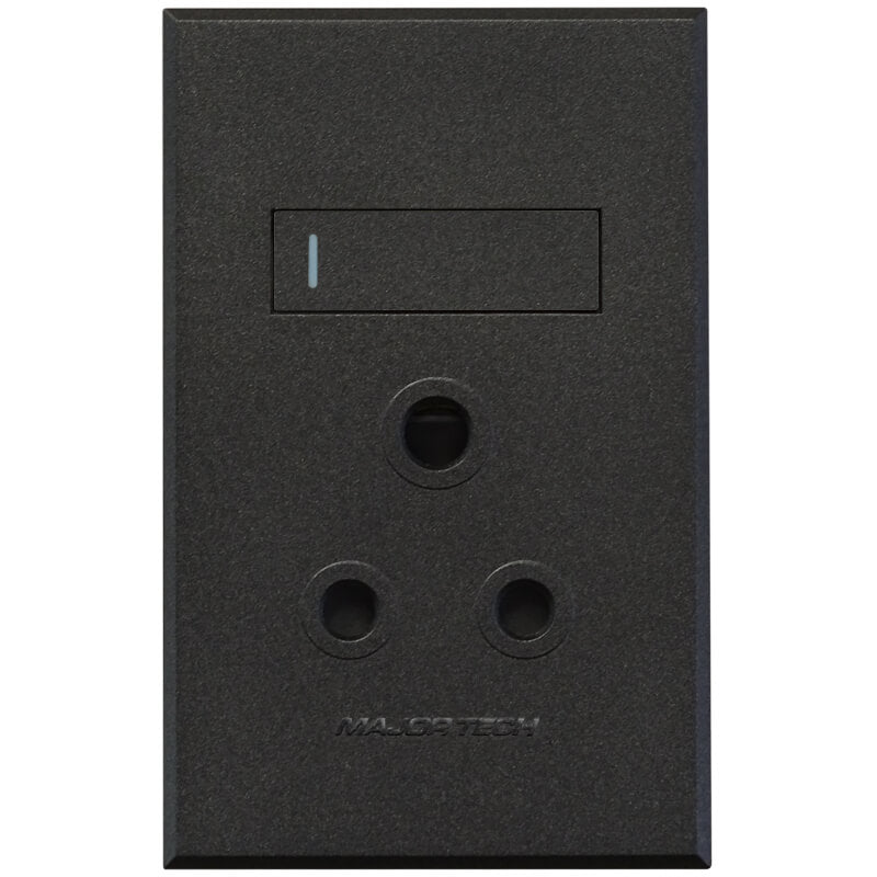 Veti 3 - Single RSA Sockets - 126x80mm