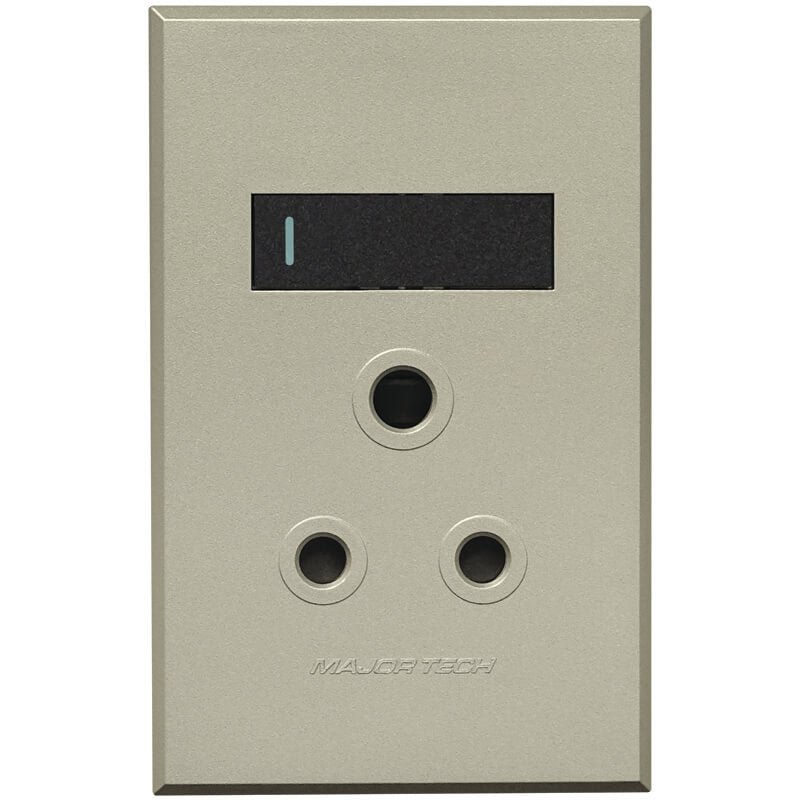Veti 3 - Single RSA Sockets - 126x80mm