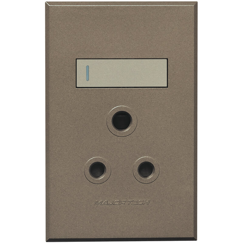 Veti 3 - Single RSA Sockets - 126x80mm