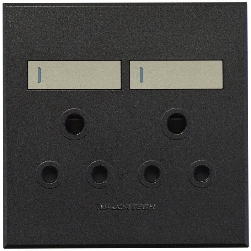Veti 3 - Double RSA Sockets White