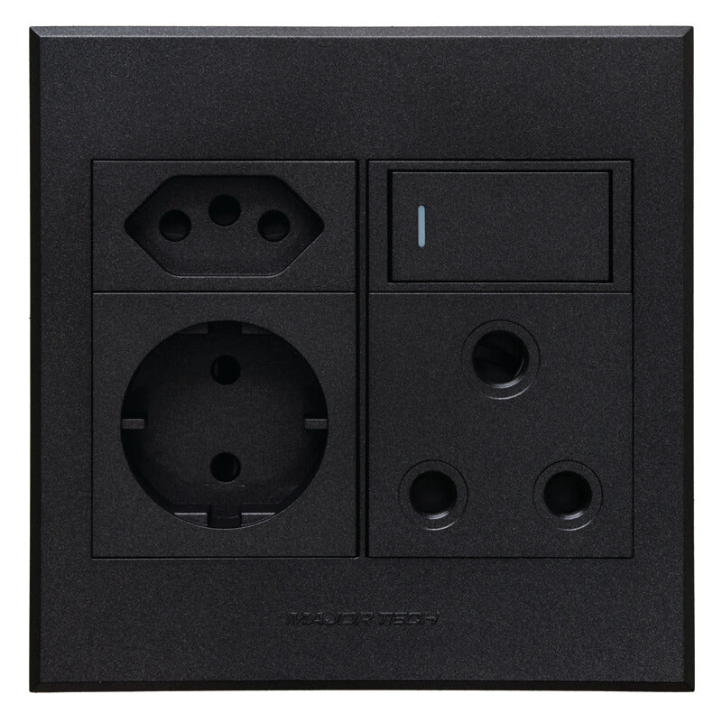 Veti 3 - Round 2 Pin Plug Wall Socket
