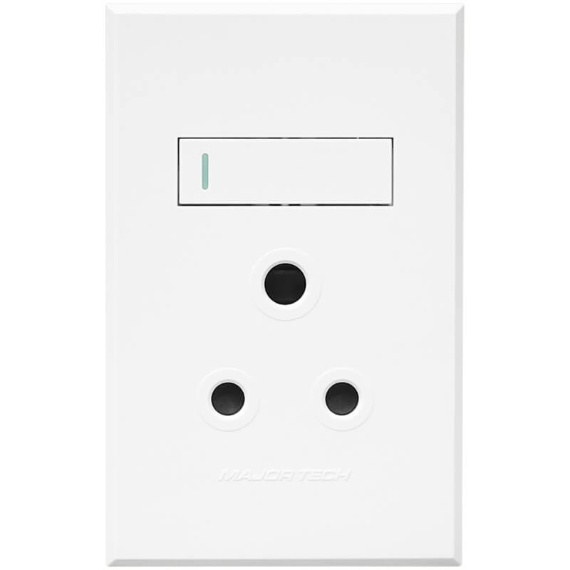 Veti 3 - Single RSA Sockets - 126x80mm