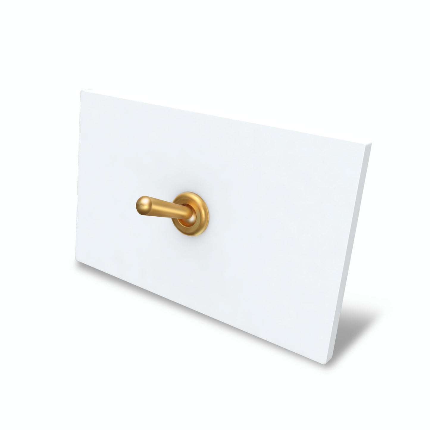 Cape Toggle - White with Gold Toggle