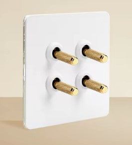 White and Gold - Elegant Toggle Range