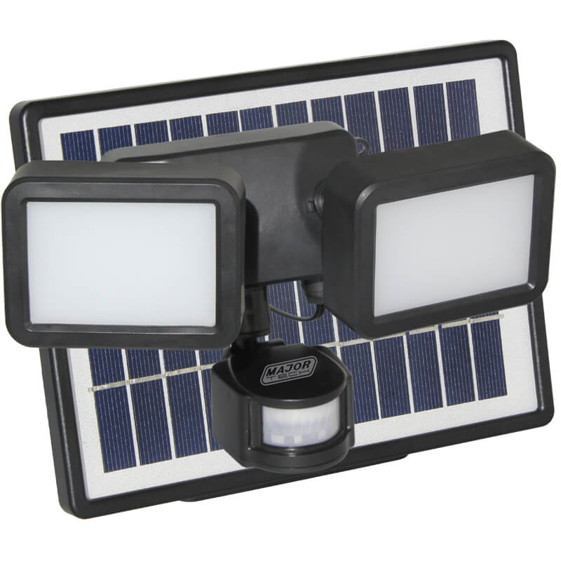 8W Solar LED Floodlight with PIR