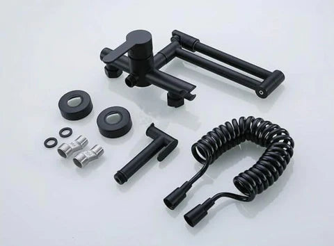 Matt Black Kitchen Mixer With Hand Shower #20203