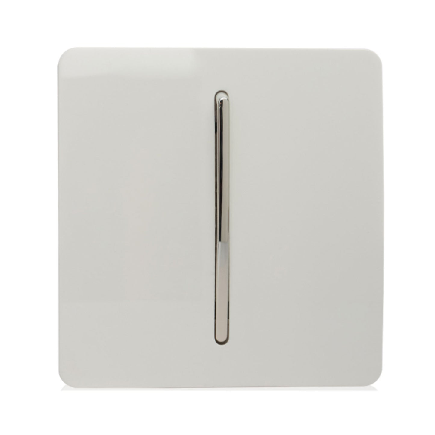 Trendi White - 1 Lever - 2 Way - Artistic Modern 10 Amp Rocker Light Switch