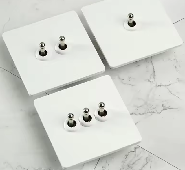 Bastille - White with Silver Toggle