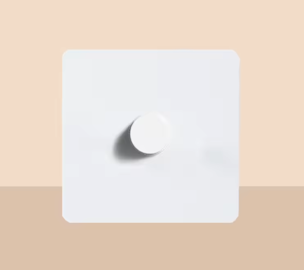 Bastille - White with Silver Toggle