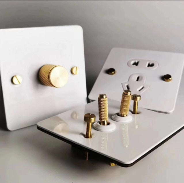White and Gold - Detailed Toggle Range