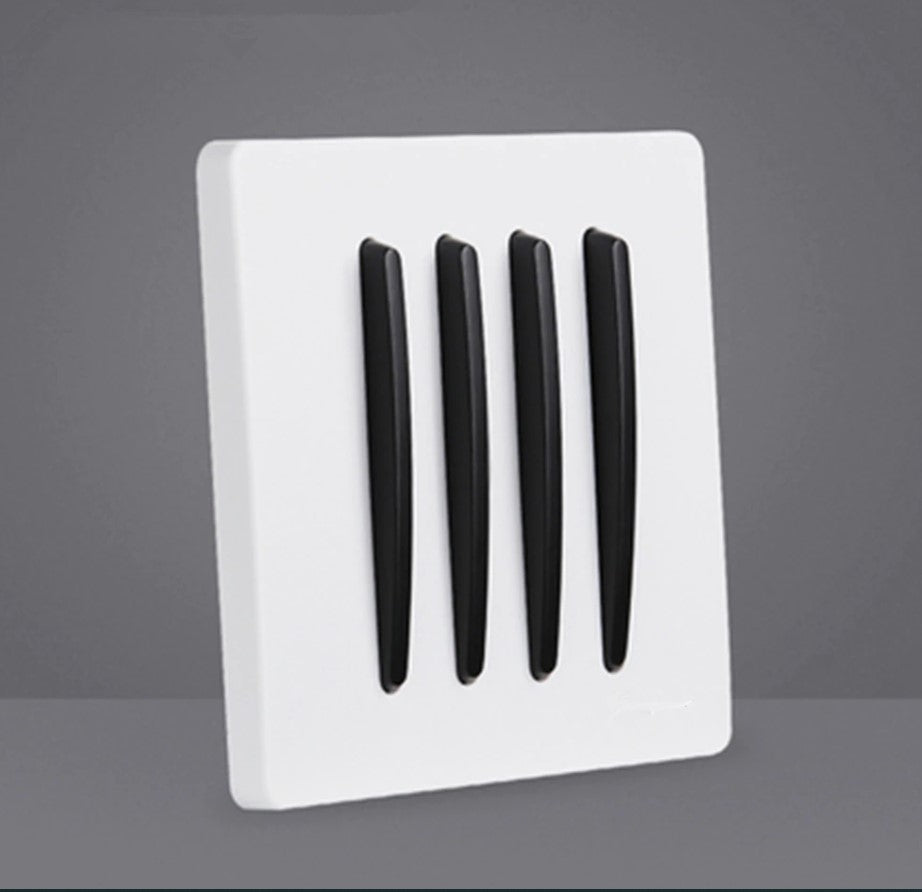 Sela White with Black lever - 4 lever