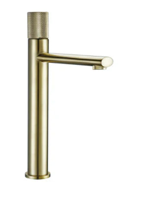 Brushed Gold Tall Basin Mixer #20121
