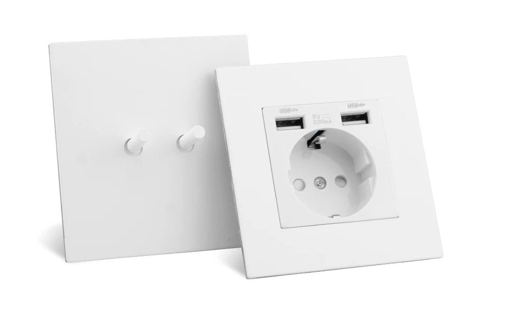 Sleek White Toggle Range