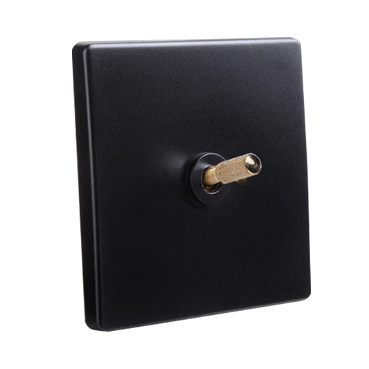 Tex Black with Brass Toggle 1 Lever