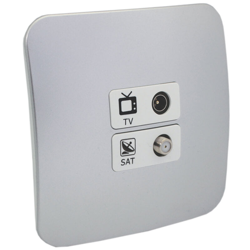 TV and Satellite Socket Outlet