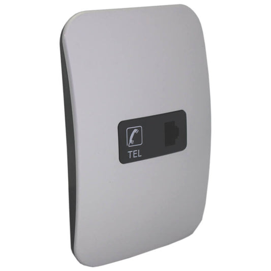 Telephone Socket Outlet - Silver