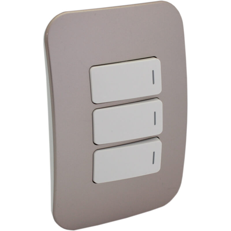 Three Lever Light Switch