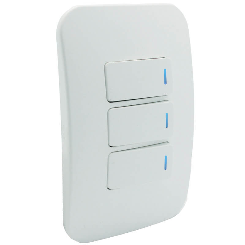Three Lever One-Way Switch with Locator
