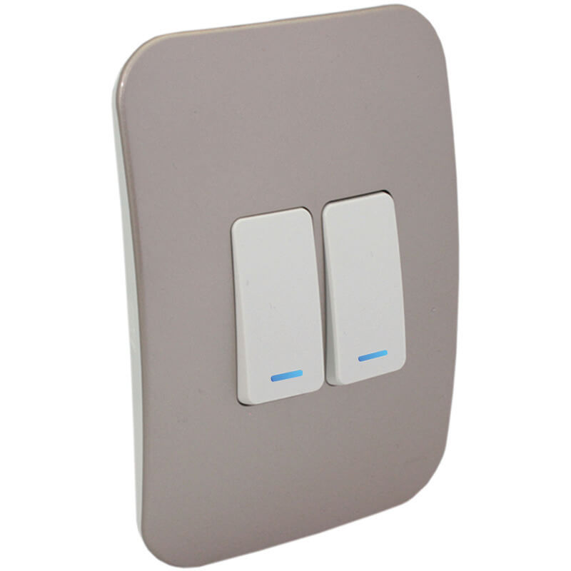 Two Lever One-Way Switch with Locator