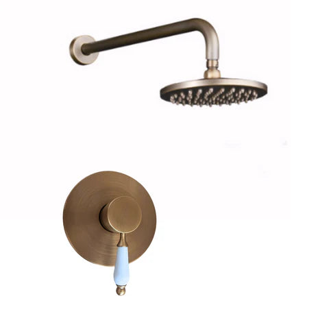 Brass Concealed Shower Unit with Ceramic Lever Handle #202430