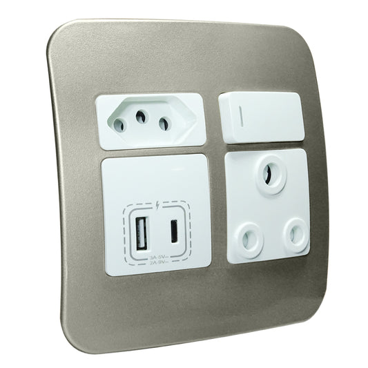 Veti 1 - USB A & C Port Wall Socket