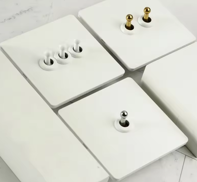 Bastille - White with Silver Toggle