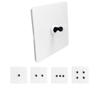 White with Black toggle - Bastille Toggle Range