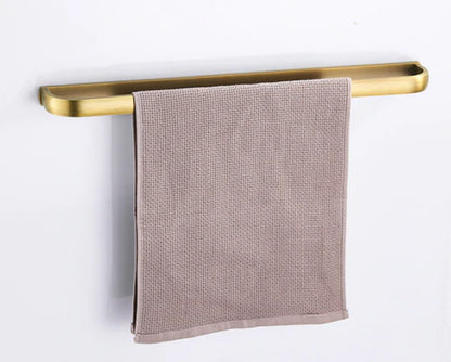 Brass Single Modern Bath Towel Rail #201939