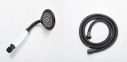 Oil Rubbed Black Antique Wall Mounted Rainfall Shower #201878