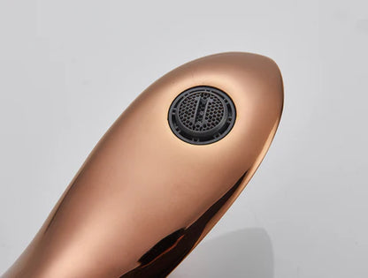 Rose Gold Modern Sleek leaf Mixer #2010002
