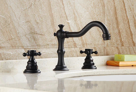 Oil Rubbed Antique Basin/Bath 3 Hole Mixer #201734