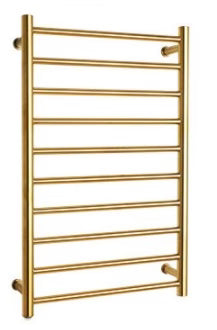 Heated towel Rail Brushed Gold #20201
