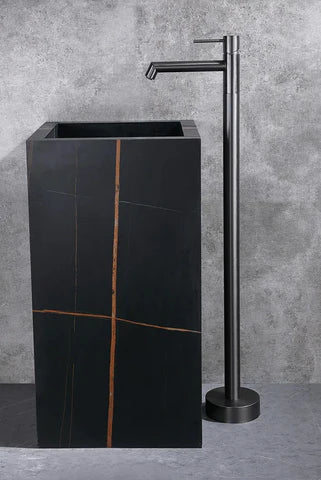 Gunmetal Grey Floor Stand Basin Mixer #202403