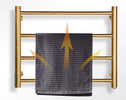 Heated Towel Rail Brushed Gold #20202