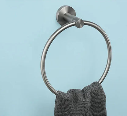 Gunmetal Grey Towel Ring #202407