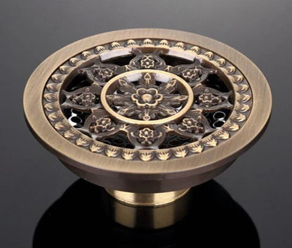 Round Floral Filigree Shower Trap #201796