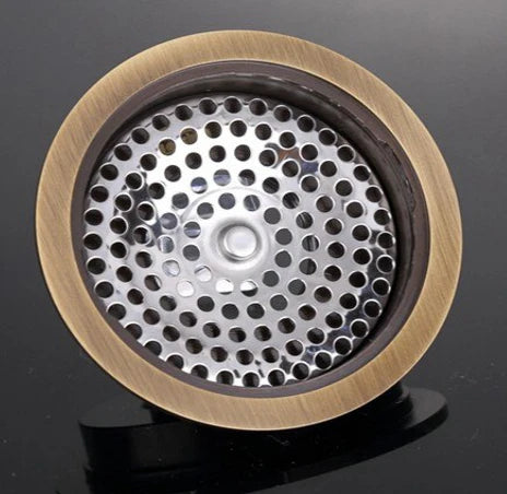 Round Floral Filigree Shower Trap #201796