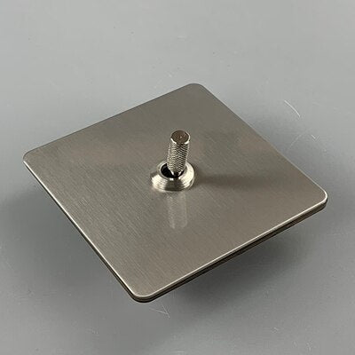 Elegant Range - Silver Toggle Light Switch