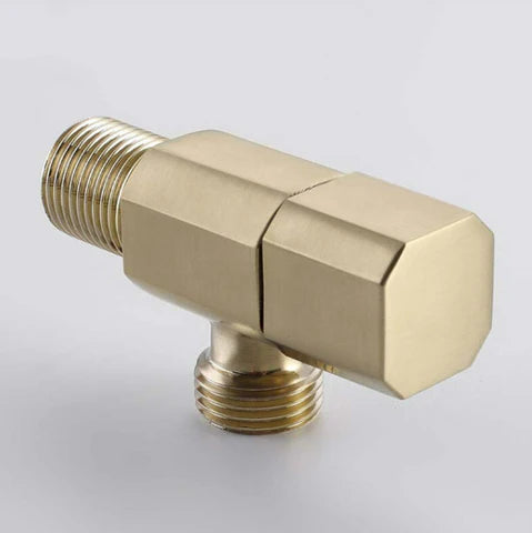 Brushed Gold Angle Valve #20255