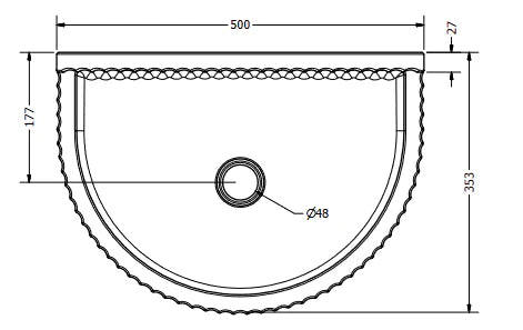 Heritage Wall Mounted Basin #202434