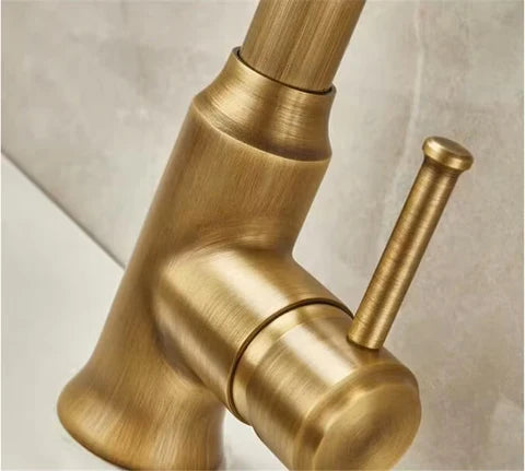 Brass Pull Out Kitchen Mixer #20259