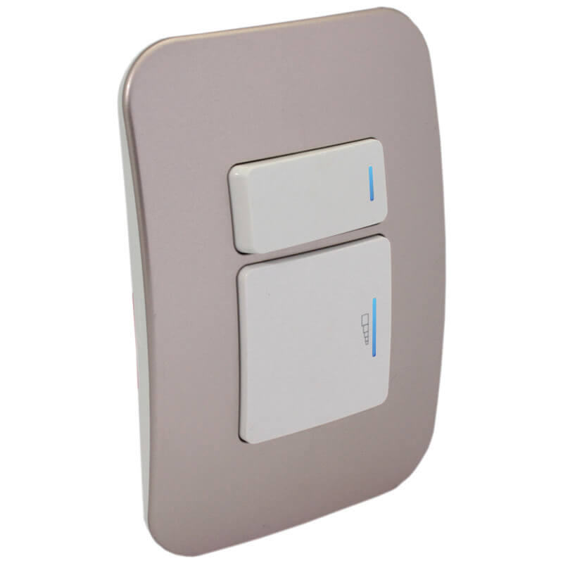 2-Way Universal Push Button Dimmer with Locator Switch