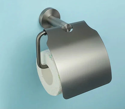 Gunmetal Grey Toilet Roll Holder #202409