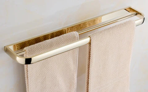 Gold Modern Double Towel Rail #201941