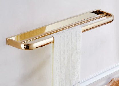 Gold Modern Double Towel Rail #201941