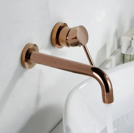 Rose Gold Modern Basin Mixer #1710