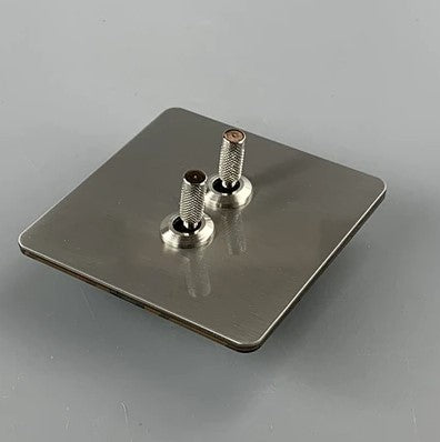 Elegant Range - Silver Toggle Light Switch